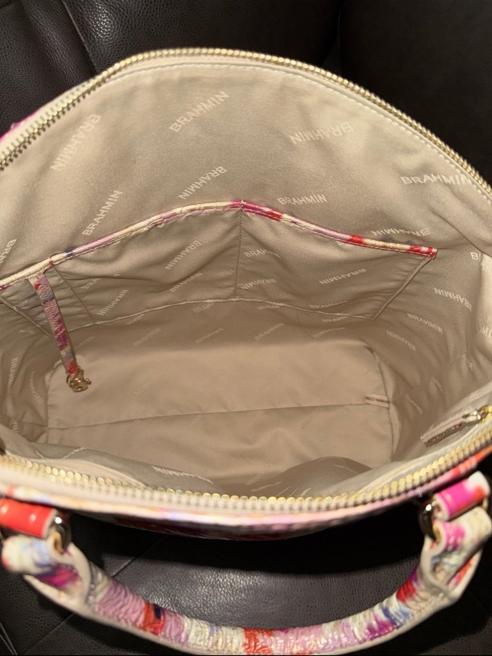 Brahmin Large Duxbury Satchel Fiesta Melbourne - Picture 6 of 8